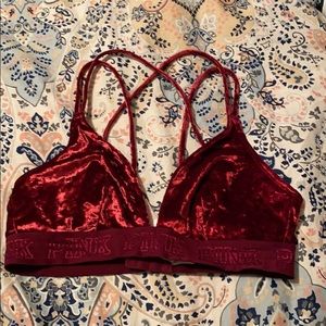 Victoria Secret velvet bralette